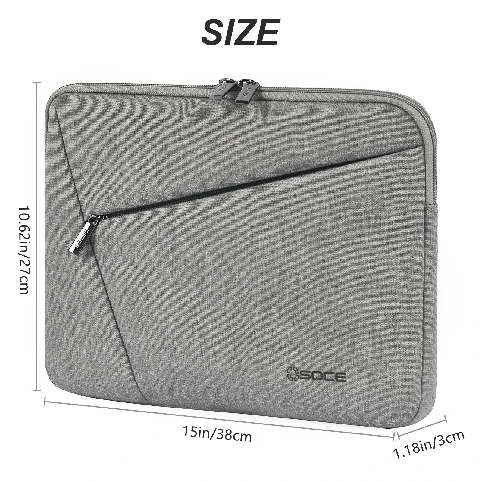 OSOCE S151  Wholesale Tablet 14' Laptop School College Briefcase Portable Case Compatible Computer Business Laptop Sleeve Bag