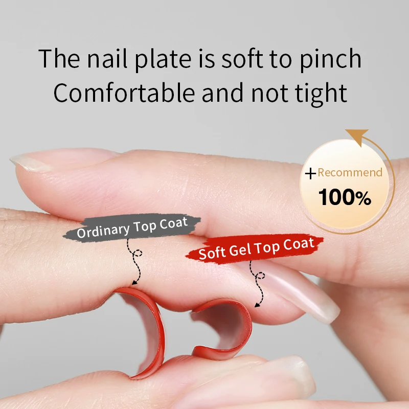 ANNIES 16ml Soft Reinforce Resin Top Coat Gel Nails UV Gel Nail Rubber Base and Top Coat Nail Polish