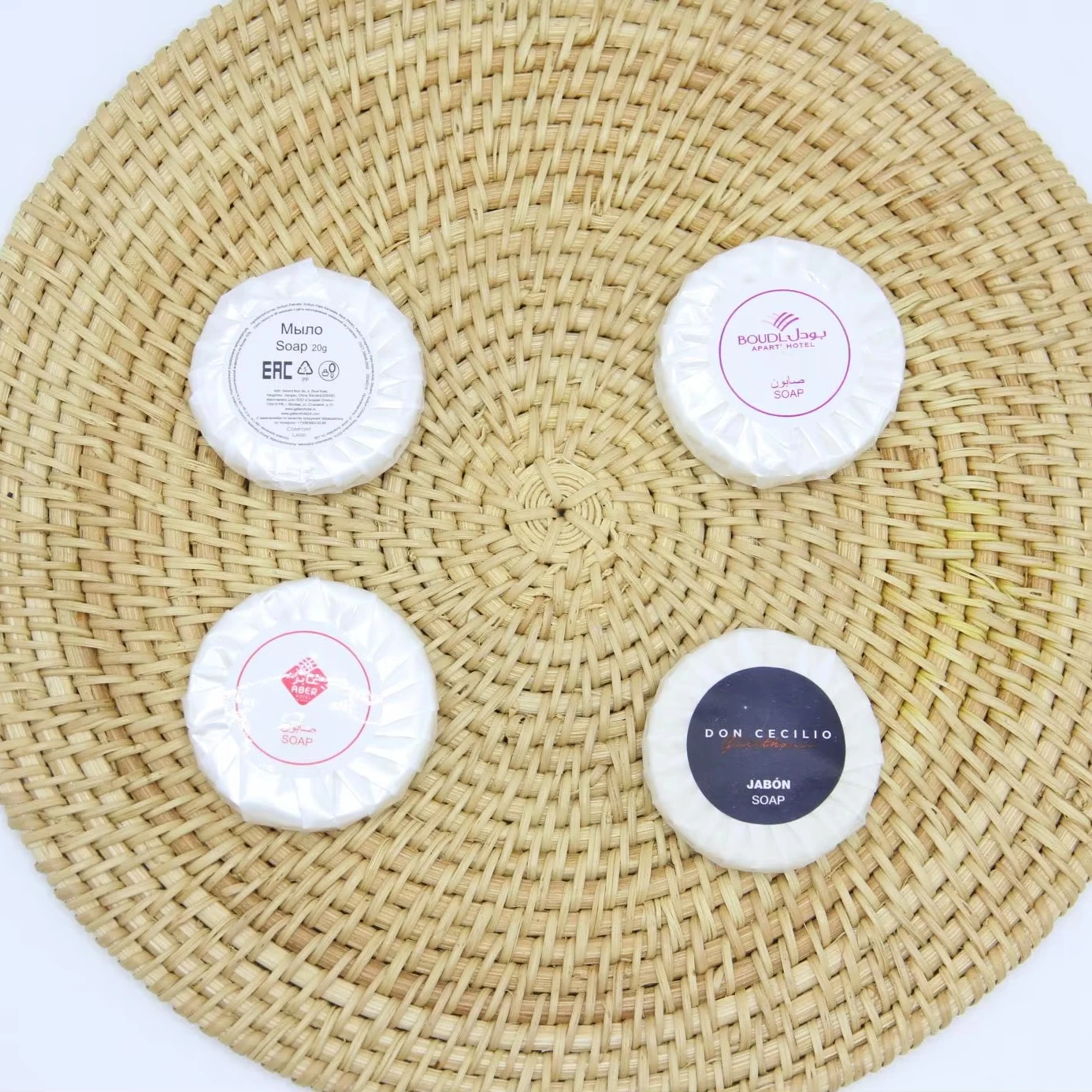 Custom-Made Disposable Mini Soap Hotel Amenities Convenient Travel Kit Cleaning Personalized Printing Toiletries Soap