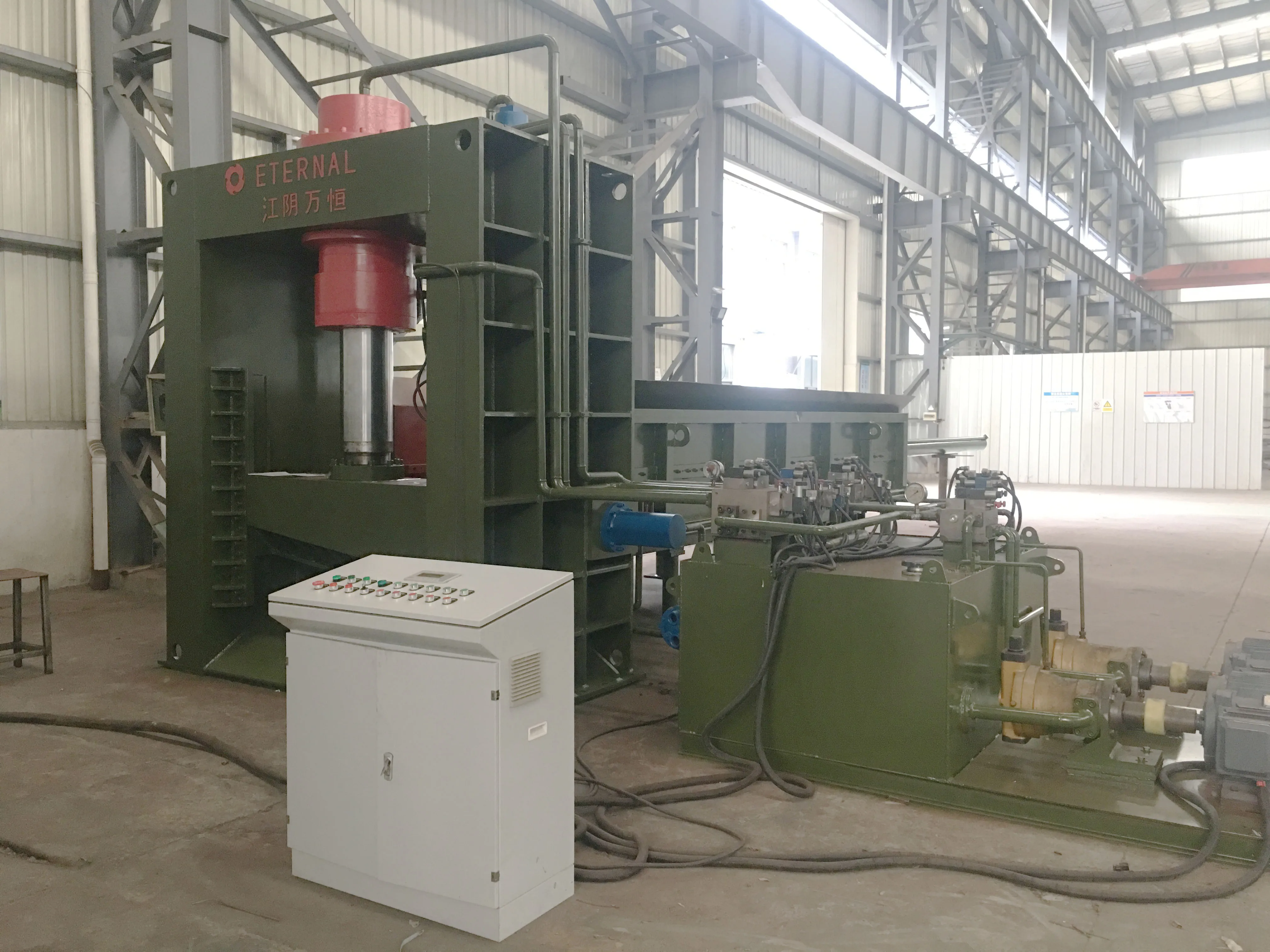 
Q91Y-630W steel scrap light duty hydraulic gantry shear machine 