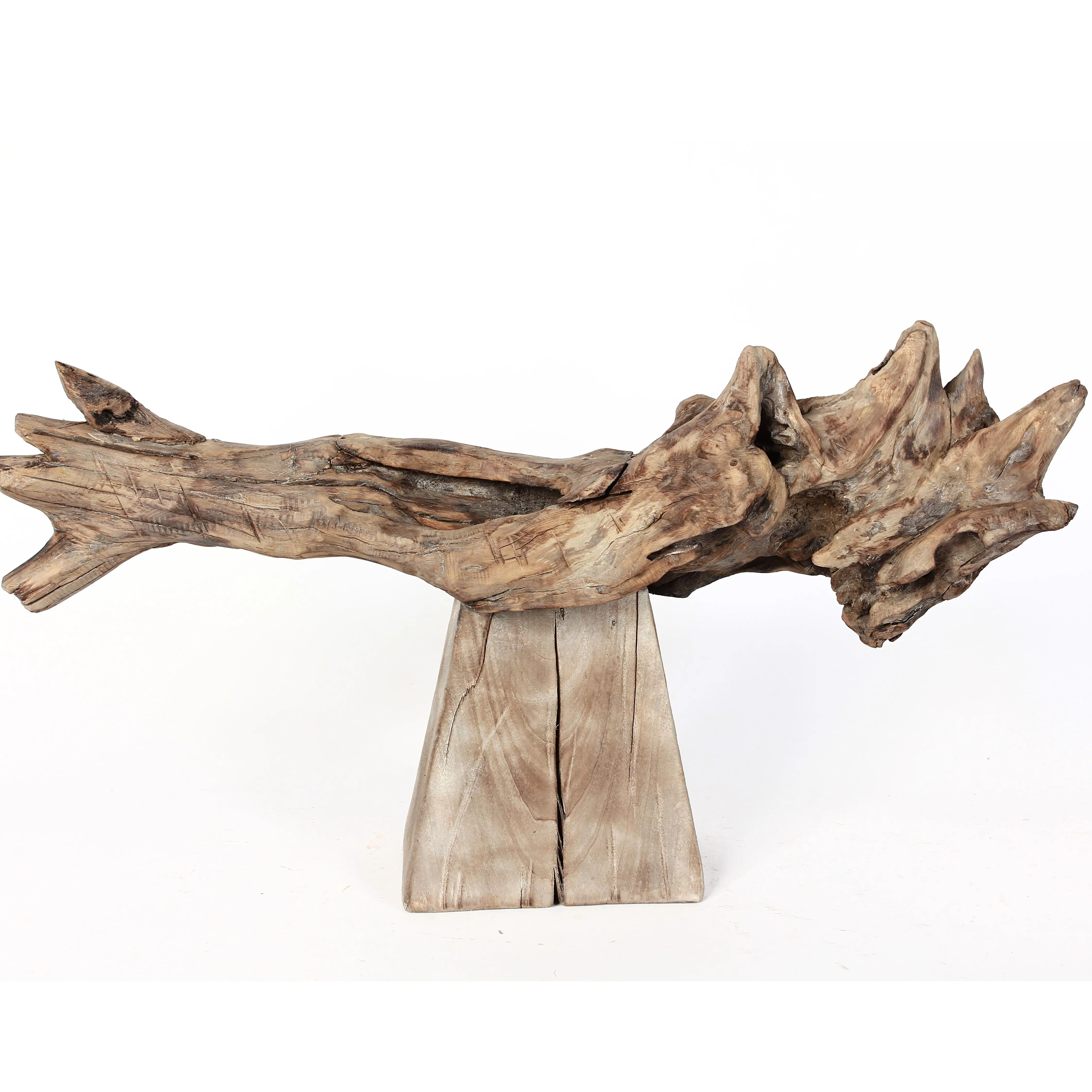 
CF18692 rustic customizable wooden products crafts living room table sculpture decorative handicrafts 