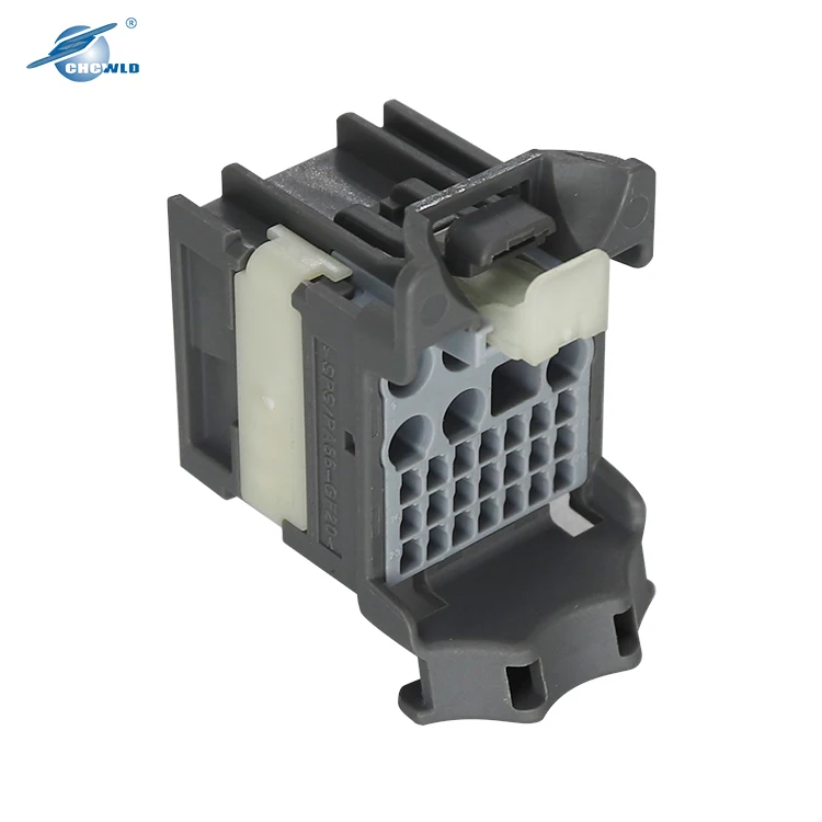 1600140003 molex 28 pin female light gray housing automotive wire to wire plug connector