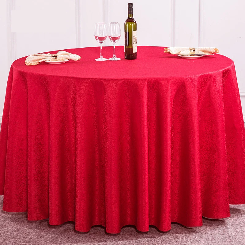 Hotel tablecloth fabric restaurant tablecloth restaurant table cloth European style large round table tablecloth