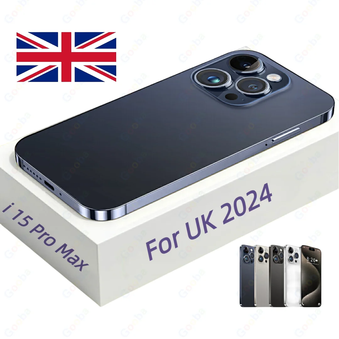 Factory Wholesale i 15 Pro Max cheap original android Mobile Phone 12GB+512GB dual sim card Smartphone Support GPS Google Play