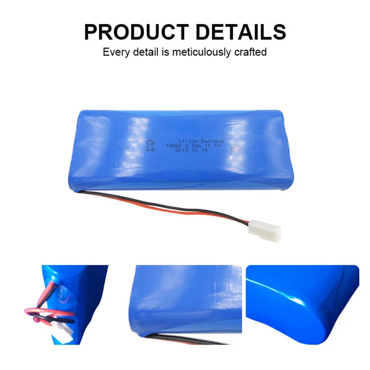 High Power Type 18650 11.1V 5.2Ah Li-ion Lithium Battery Pack For Power Tool lithium battery 32650 32700 26650