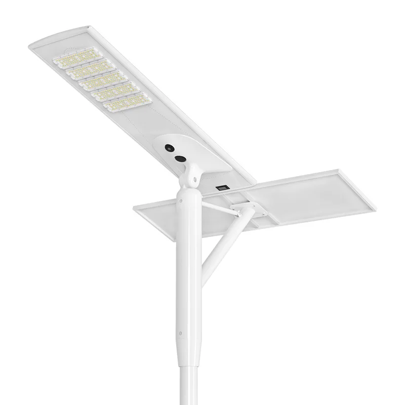 Ip65 Outdoor 100W 150W 300W All In One Solar road Lamp motion sensor ip65 led solar street lights with CCTV camera