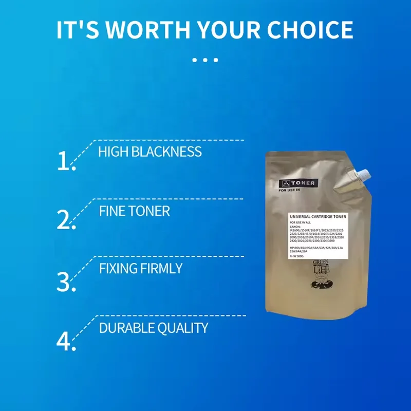 Universal Toner Powder for Canon IR1600 1510F 2025 2520 2525 2225 4570 1018 1020 1024 2202 2010 Compatible 1 Bag Toner Power