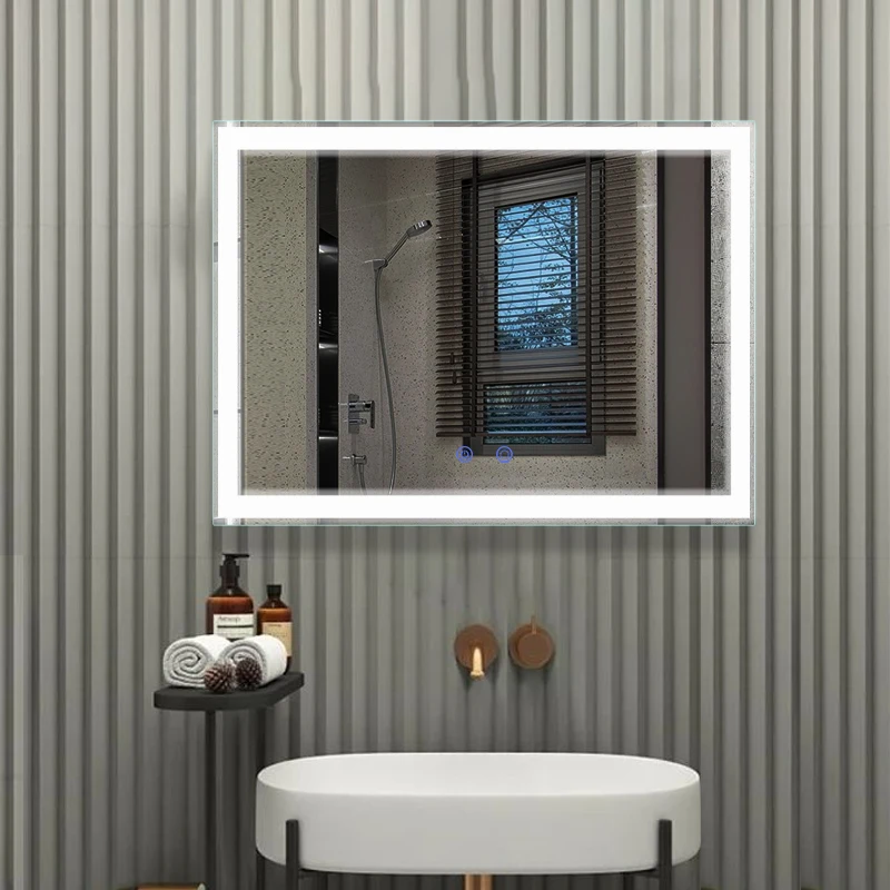 Интерьер дизайн светодиодной подсветкой косметическое зеркало для ванной комнаты зеркало для ванной со светодиодной подсветкой зеркала