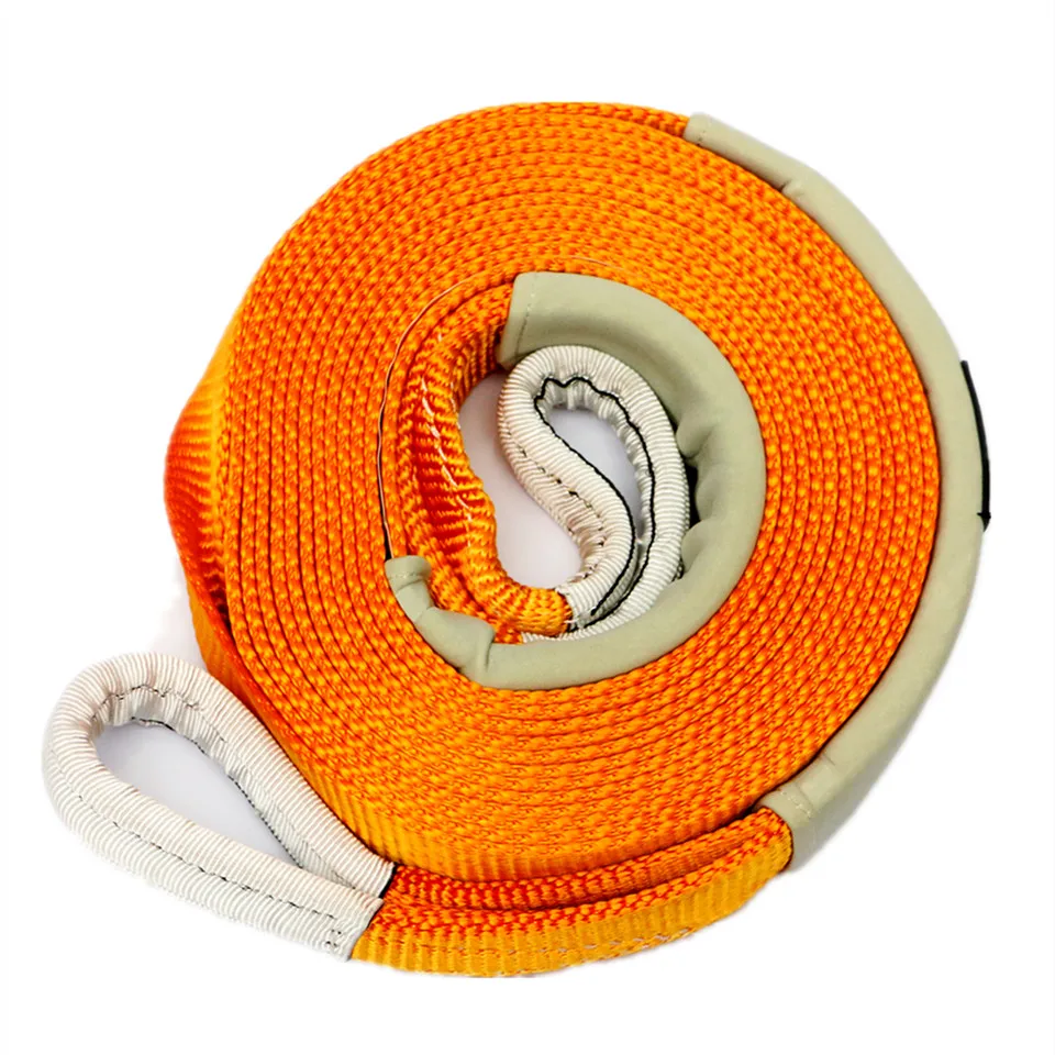 Оранжевый спасательный ремешок для внедорожника, грузоподъемность 8000 кг, длина 9 м, ширина 60 мм, Буксировочные Ремни для вездеходов всех транспортных средств