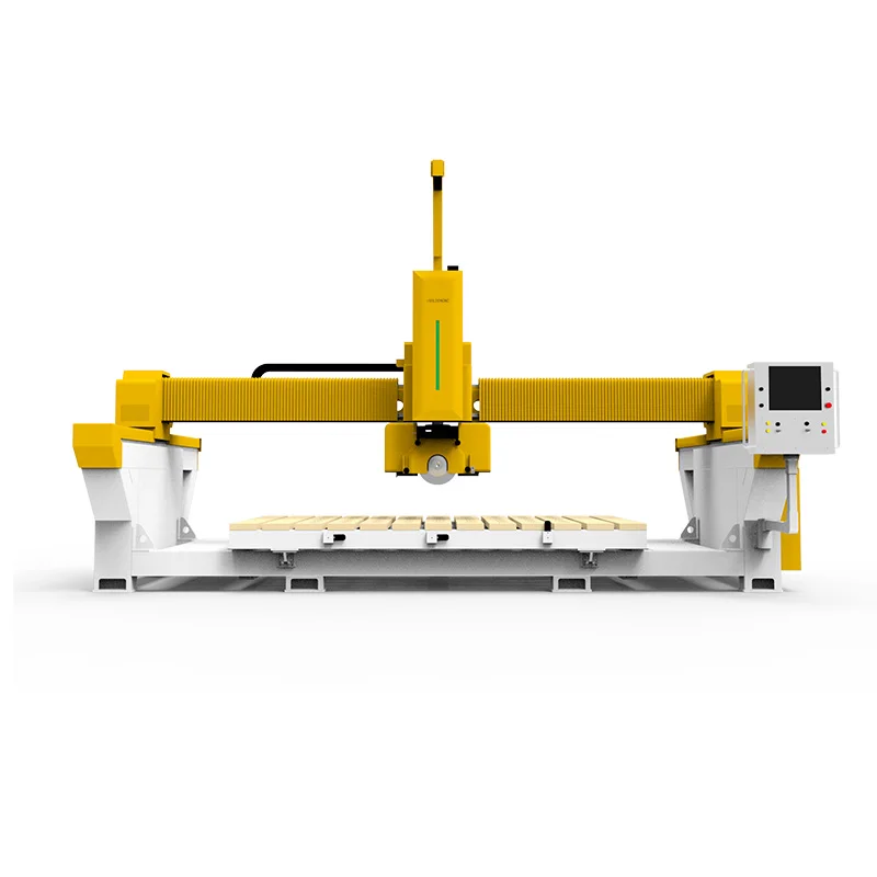 Marble Granite Slabs Stair Steps Countertops Sink Cutting Stone Bridge Saw Machinery 4 Axis CNC Bridge Saw Machine