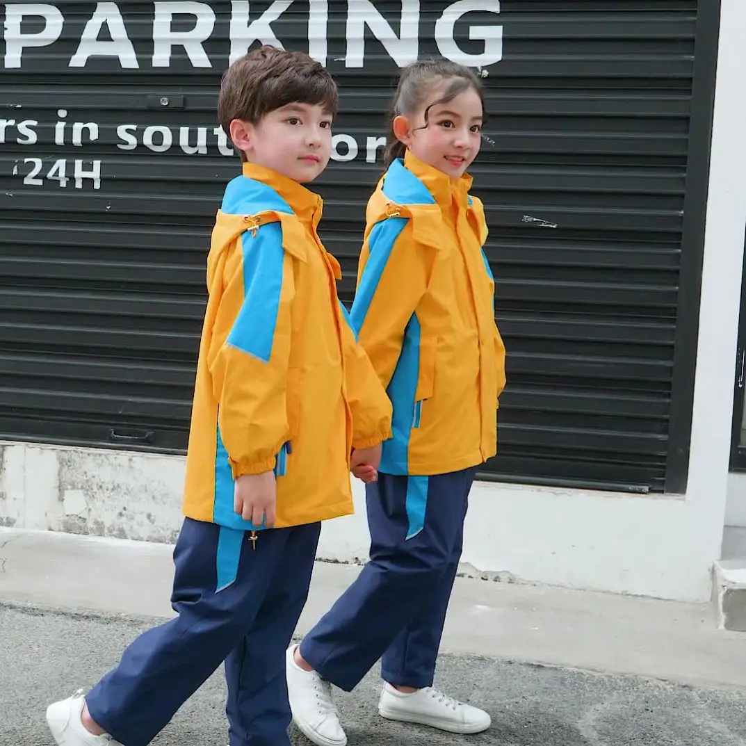 RG-Good quality unisex sportswear primary children manufacturers in china winter wholesale school uniform tracksuit