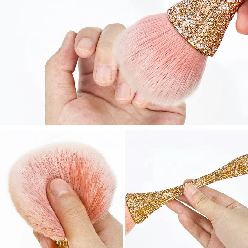 Wholesale Nail Brush Dust Brush Full Sticky Small Waist Soft Makeup Loose Powder Brush