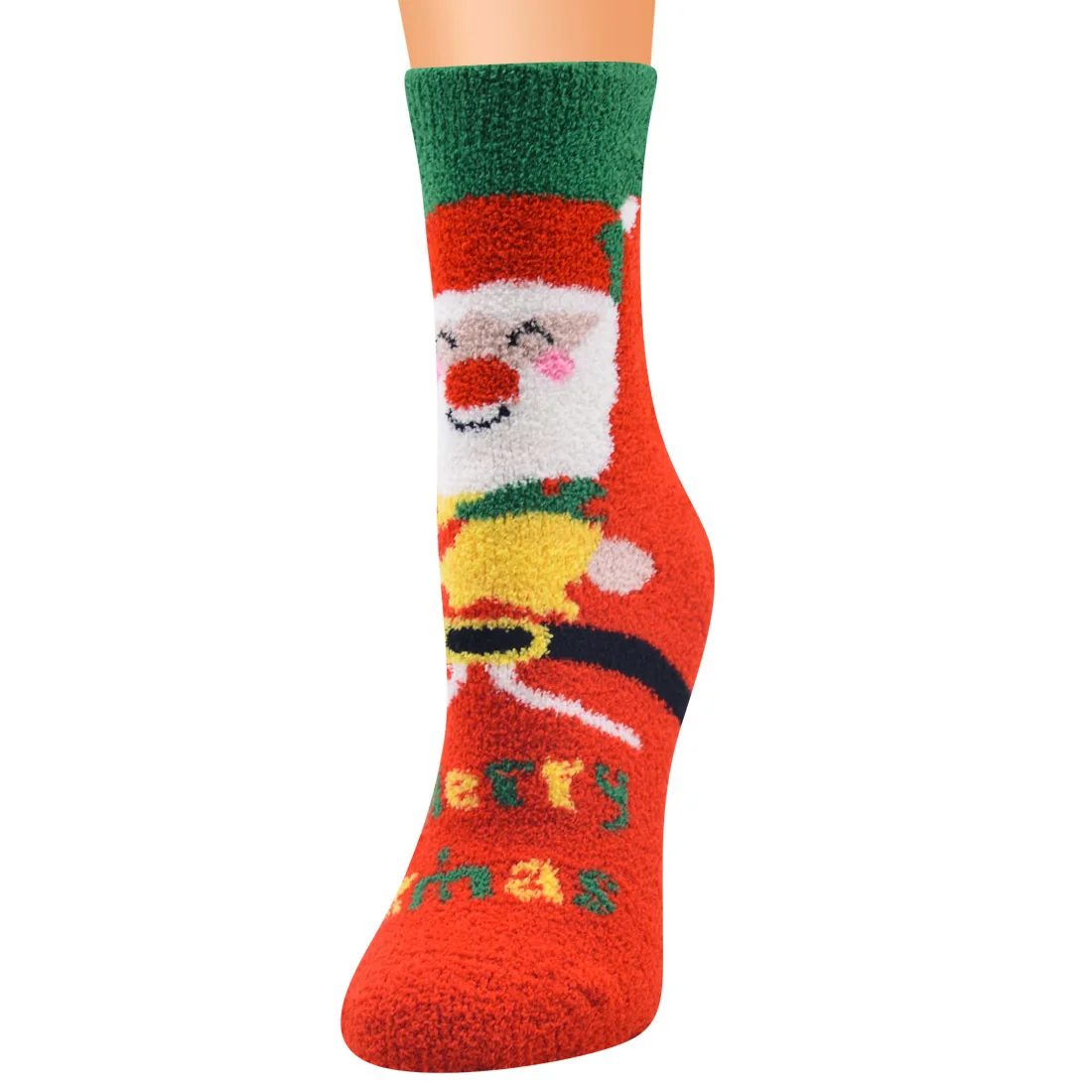 New women Christmas socks Santa socks wholesale winter thermal socks