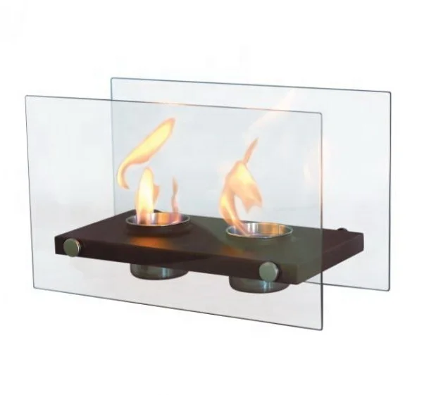 Decorative Triple Gel Fuel Strong Glass Fireplace