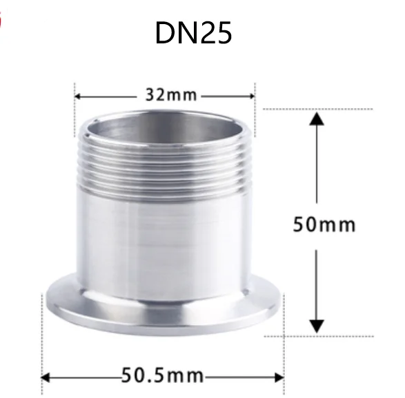TC 1.5' DN15 20 25 32/ Pipe fitting/ Tri-clover fitting