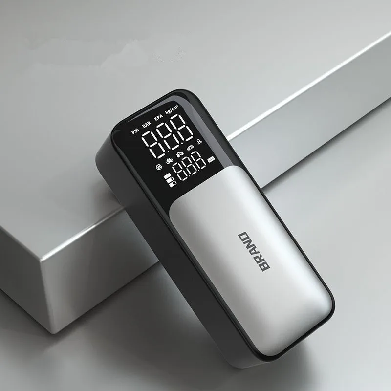 Dual Power Portable Car Air Compressor 6000mAh 150PSI Faster Inflation Car Tires Air Pump With Digital Pressure Gauge