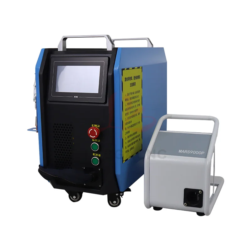 LYBGACNC 3 in 1 Fiber Laser Welder for Metal Mini Air-cooled Handheld Fiber Laser Welding Cleaning Cutting Soldering Machine