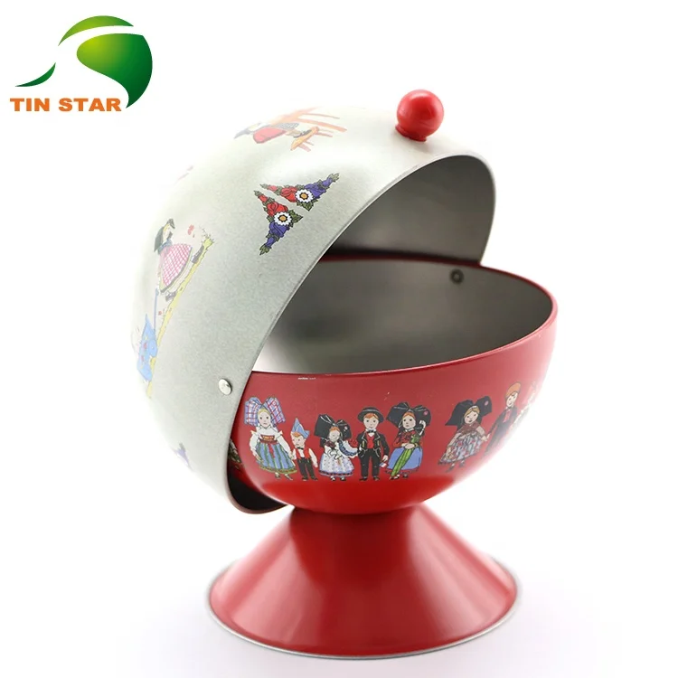 Пользовательские печати три слоя металлической упаковки шоколада Сладкие Конфеты жестяная банка