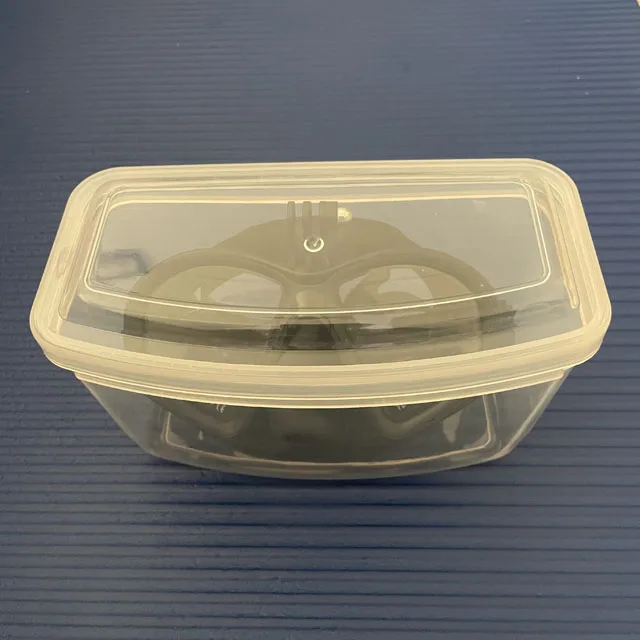 Factory supply cheap price PP diving mask storage box swimming google package box