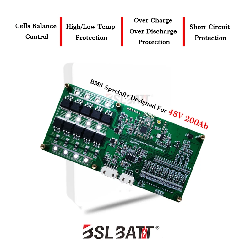 BSLBATT powerwall lifepo4 аккумулятор 48 в 150 Ач 7 2 кВт В литий-ионные батареи