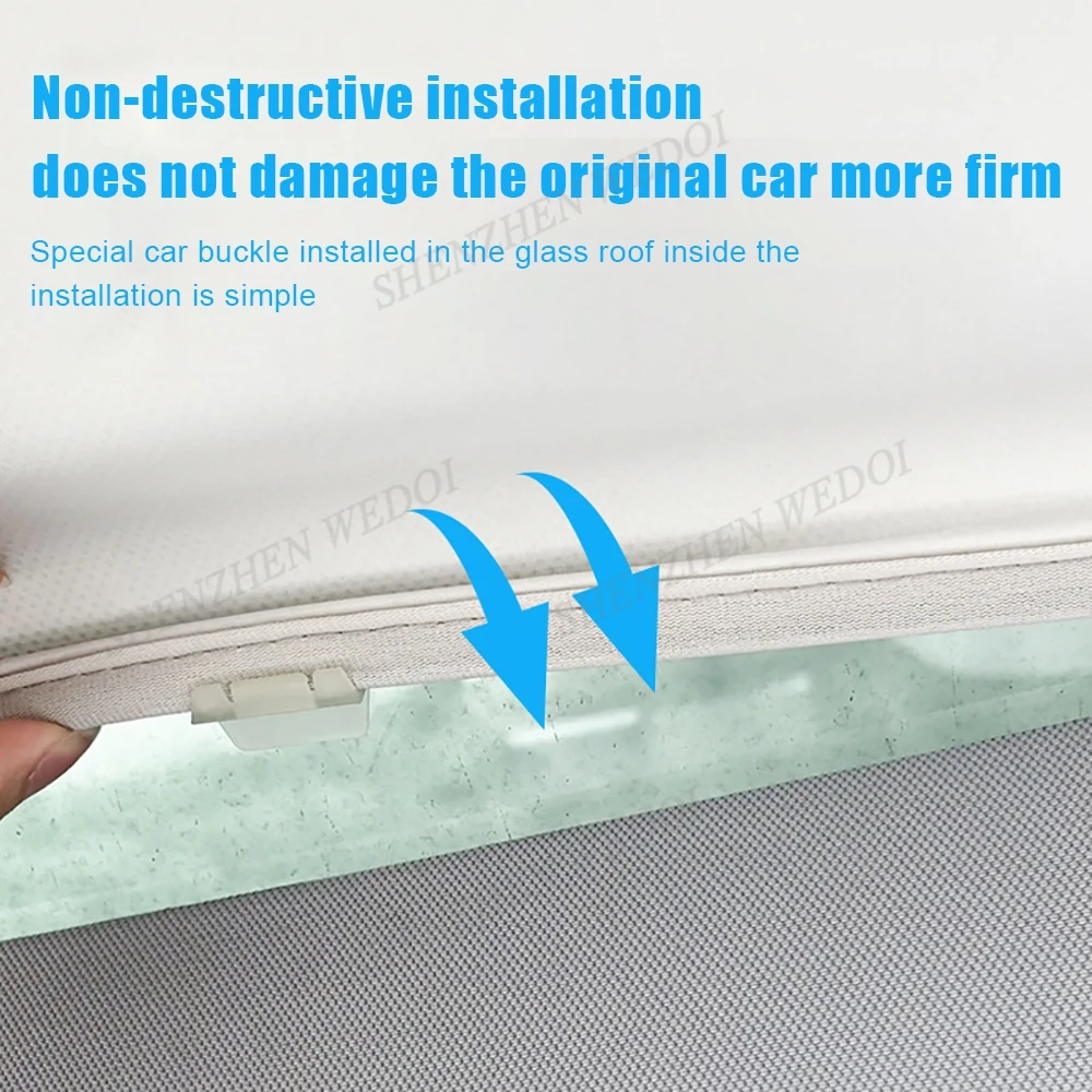 car sunroof automobile skylight sunshade for tesla cybertruck interior accessories