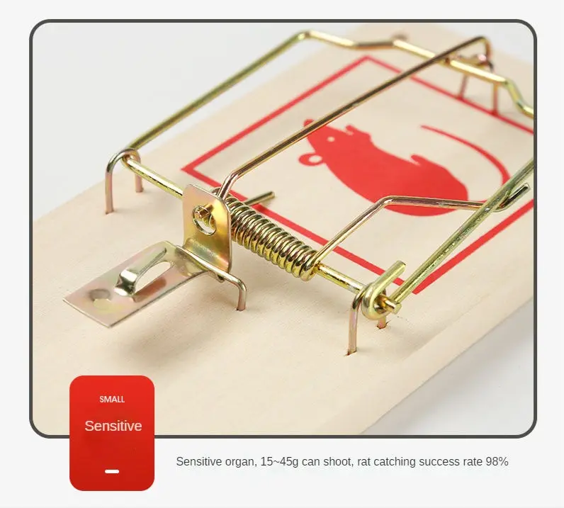 Hot Sale Wooden Mouse Traps Pest Control Humane Mouse Trap Wooden Mouse Rat Snap Trap