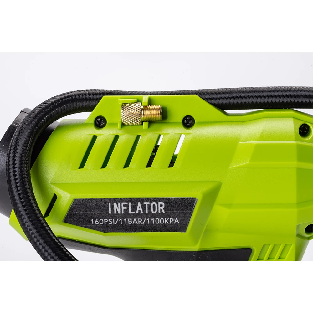 18v 2.0Ah battery portable cordless car tire air pump multi-function tire air compressor