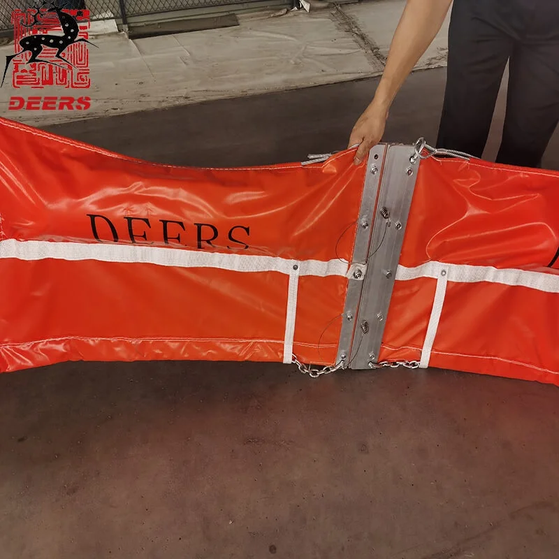  ПВХ поплавок типа морских водорослей барьер для сдерживания разлива масла стрела морского
