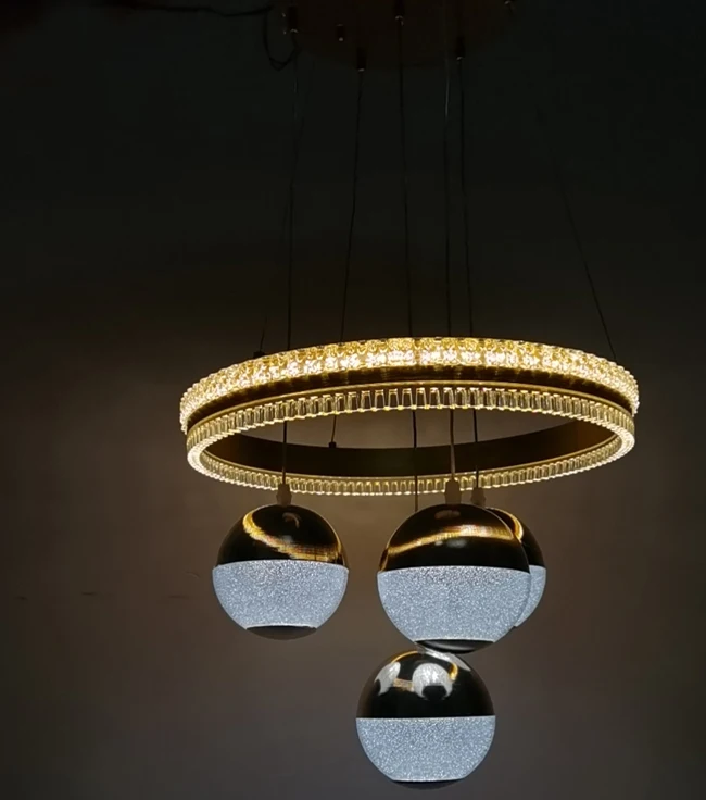 Led Pendant Lights Item Type and Acrylic Body Material led chandelier and pendent lights (FB242-3+1 )