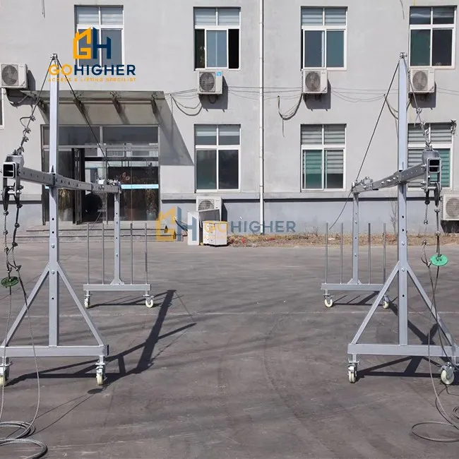 motorized gondola zlp800 hise rise suspended working platform cradles for construction electric rocker scaffolding