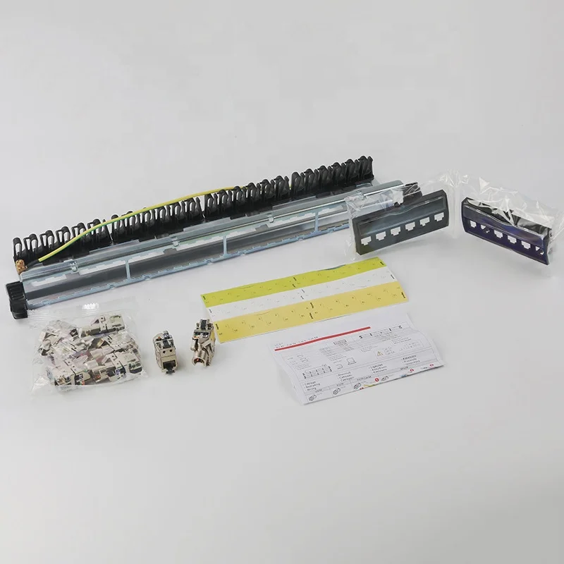 STP FTP cat6 cat6a legrand keystone jack Модульная Розетка без инструментов загруженная пустая патч-панель с 24 портами управлением защелкивающимся