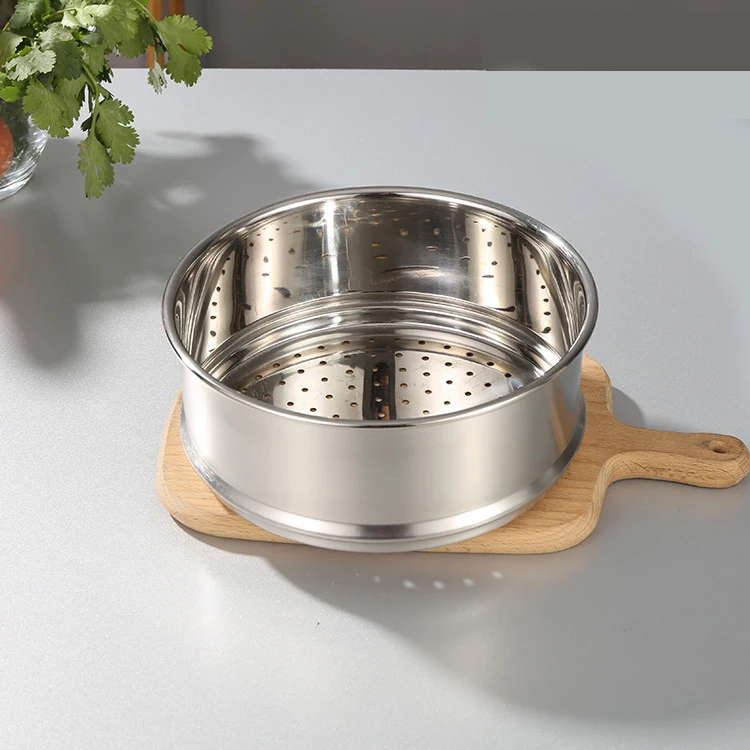Hot sale Popular stainless steel 2-layer steamer Pan steamer pot Hot Pot utensils fast heated edible Boil milk pan