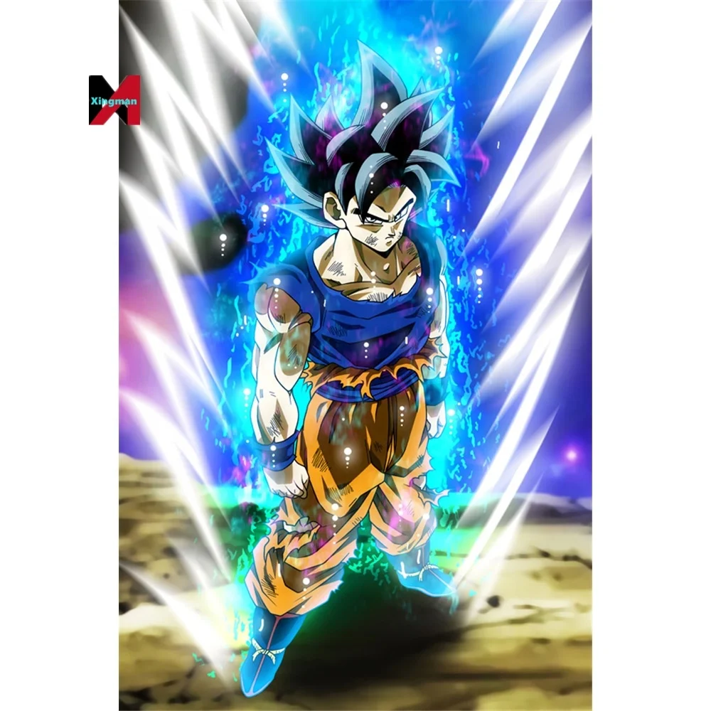 4 size 100 Color High Quality Printed Wall scrolls Waterproof posters for the fans of Anime Dragon DBZ Super as promotion gift