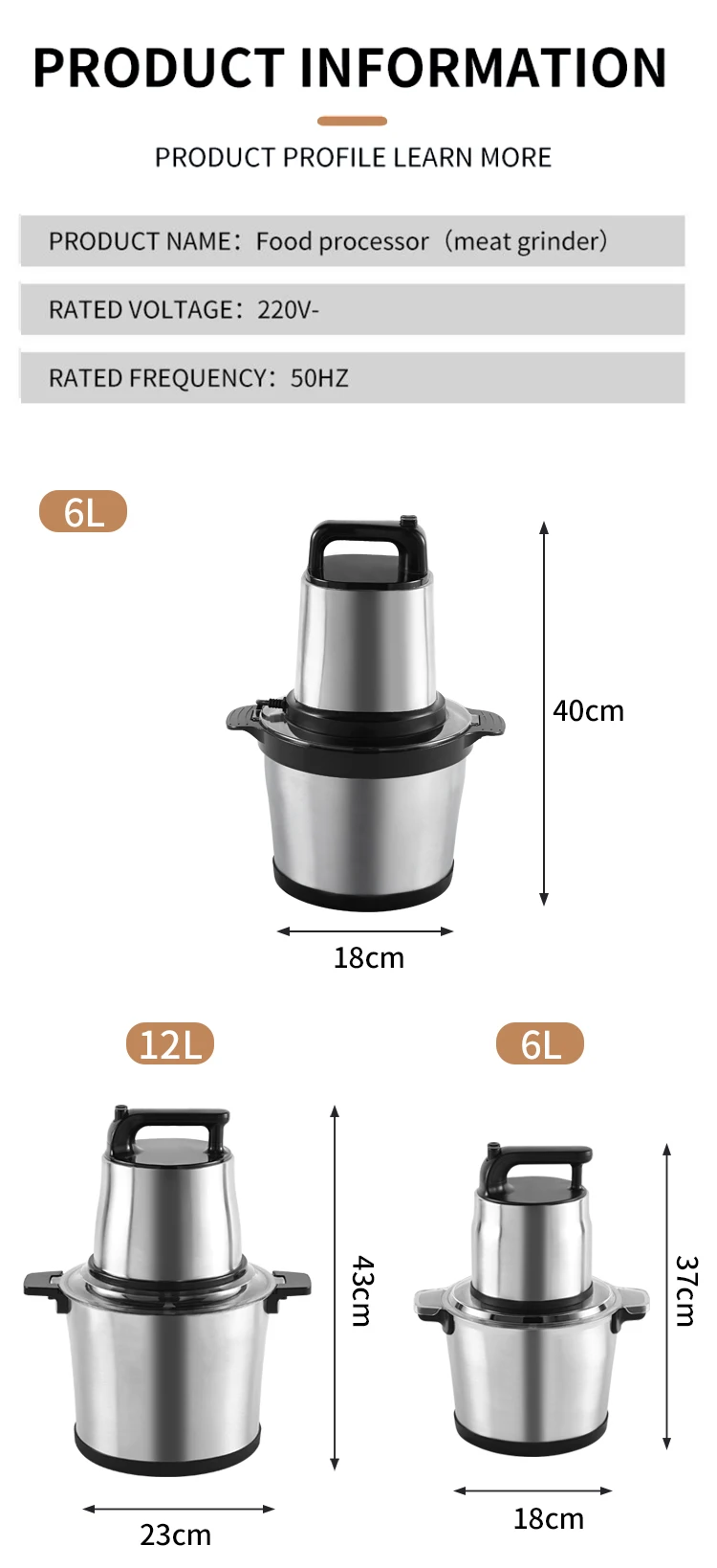 2023 hot sell yam pounder pounded machine 12L fufu pounding blender meat chopper electric meat grinder