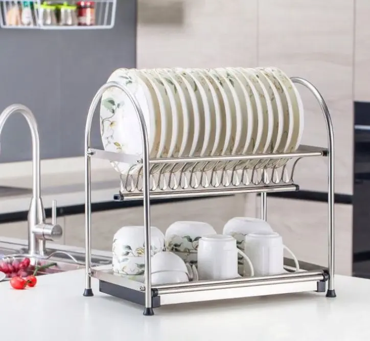 NICE&NEAT Tableware Holder Stainless Steel Dish Rack Best Quality Kitchen Plate Storage Dish Rack