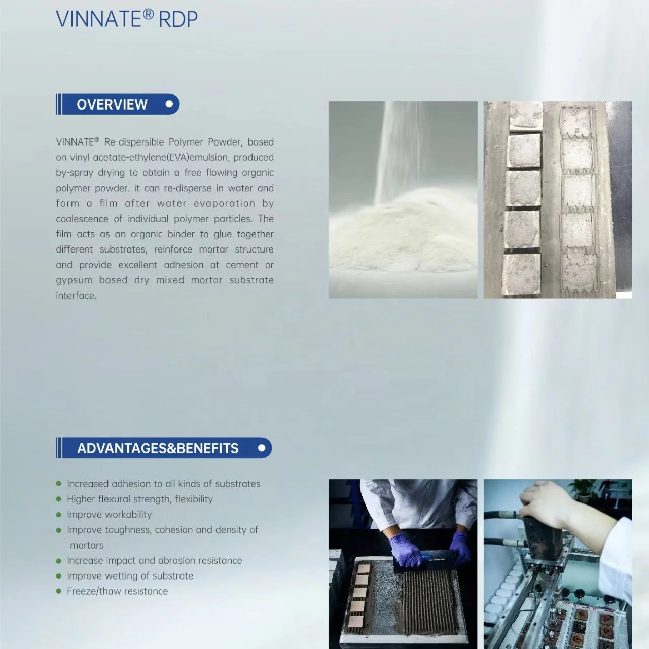 mortar additive vae/eva emulsion glue powder redispersible latex powder vae rdp redispersible polymer powder suppliers