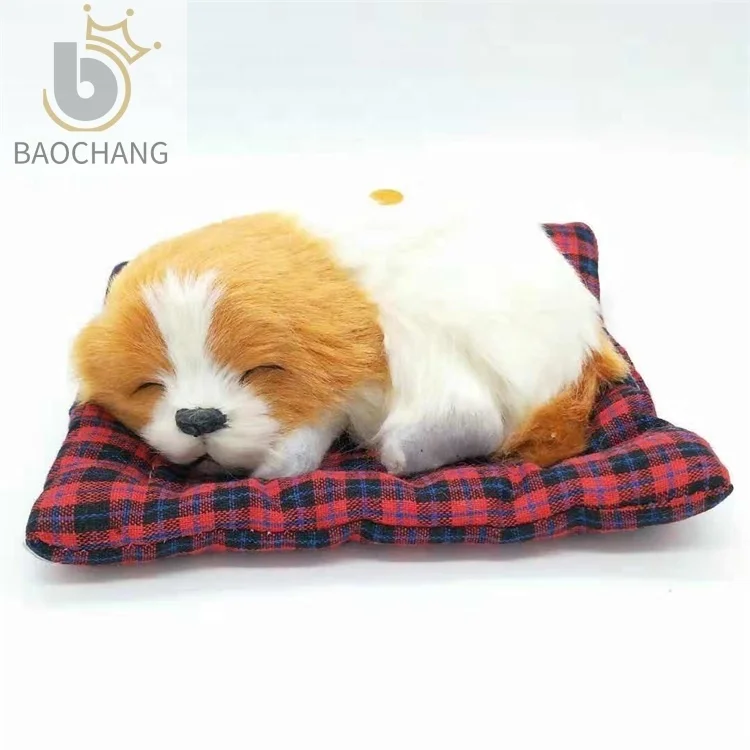 Hot Sales Lovely Simulation Sleeping Plush Dogs Home Decoration Christmas Dog Plush Toys Stuffed & Plush Toy Animal