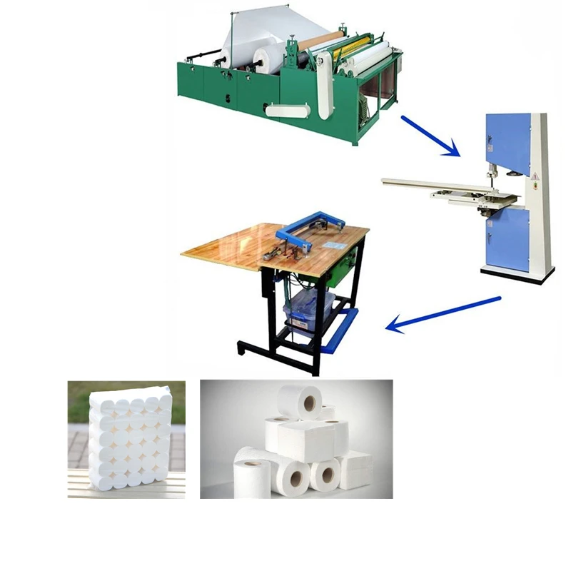 Kitchen Paper Manufacturing Equipment Machine To Toilet Paper Maker