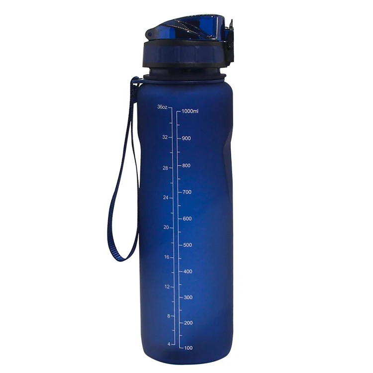 20oz 30oz Plastic Tritan water bottle Tritan Sport bottle leak proof with measuring line