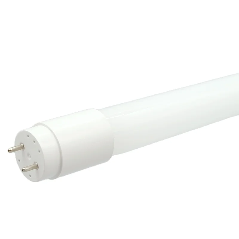 WOOJONG LED T8 Tube Factory Made Hot Sale Plastic/glass 9W 18W 24W 165-265V Glass CE 80 Led Fluorescent Tube 4000k 890mm 24v 95%