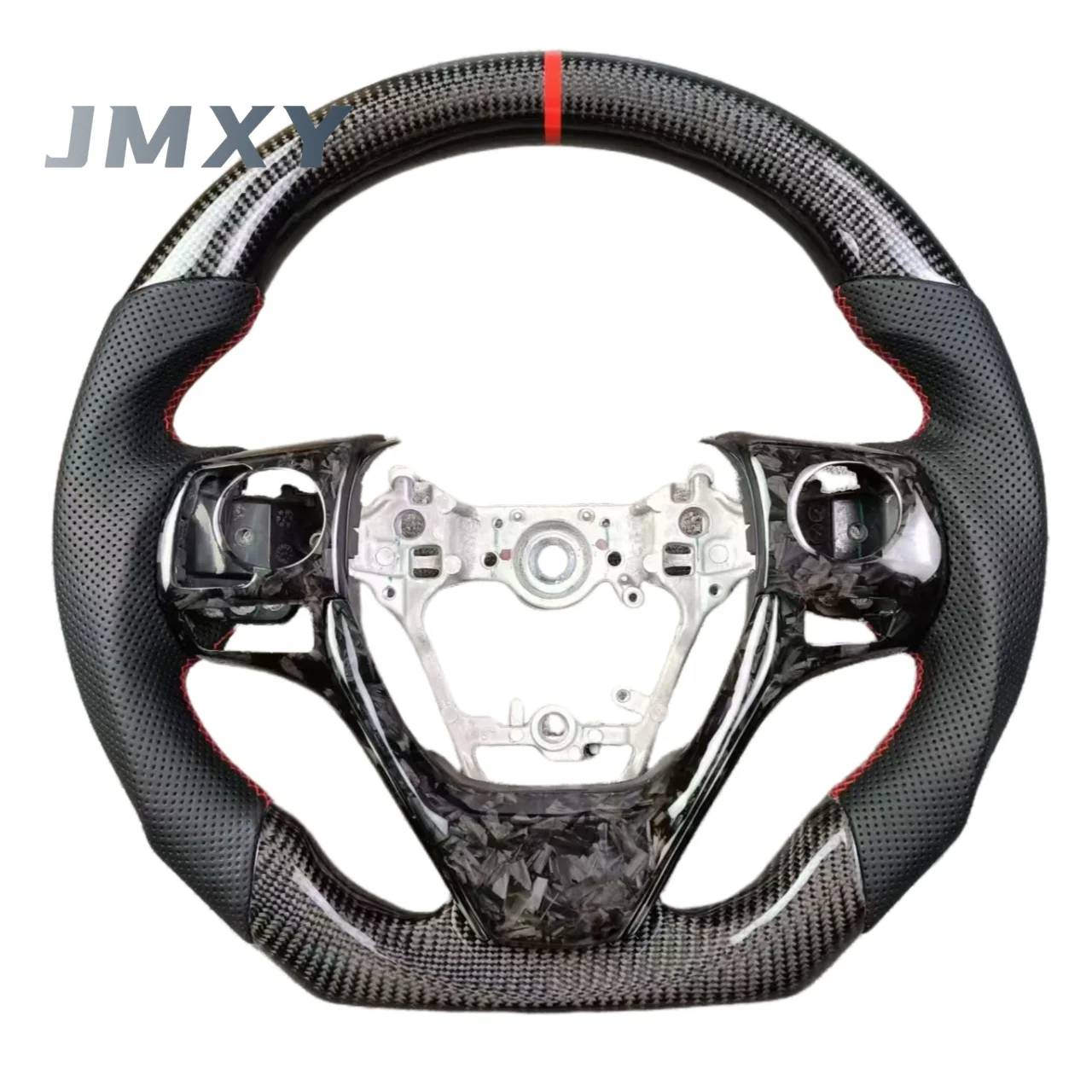 Sports-Style Carbon Fiber Steering Wheel For Toyota Corolla Camry RAV4 Asian Dragon Compatible