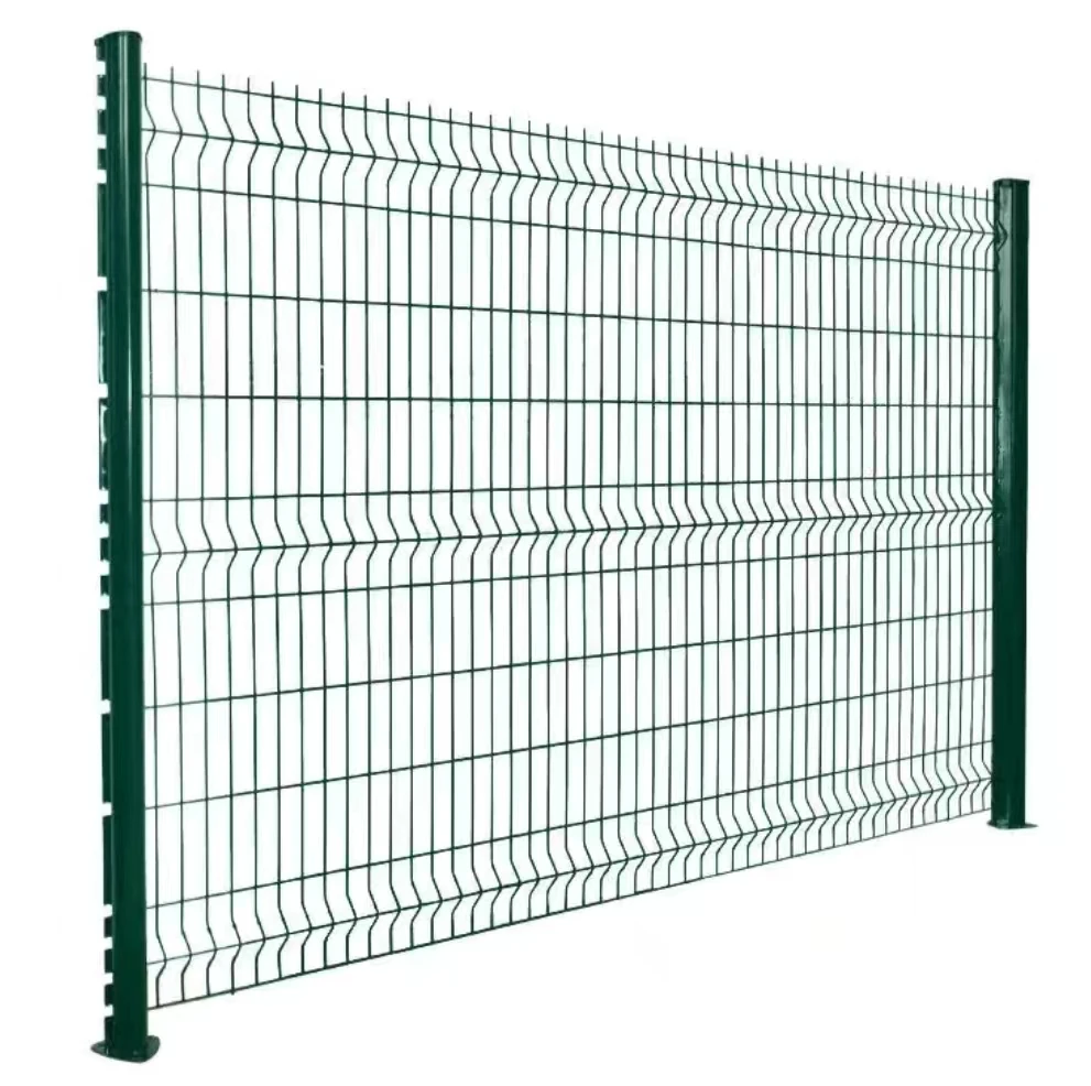 Triangular curved fence board Three-bend guardrail Fence Plastic barbed wire 3D fence net