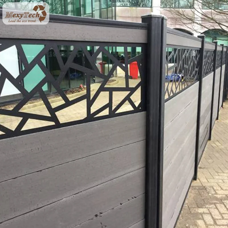 cheap wood plastic composite wpc picket fence