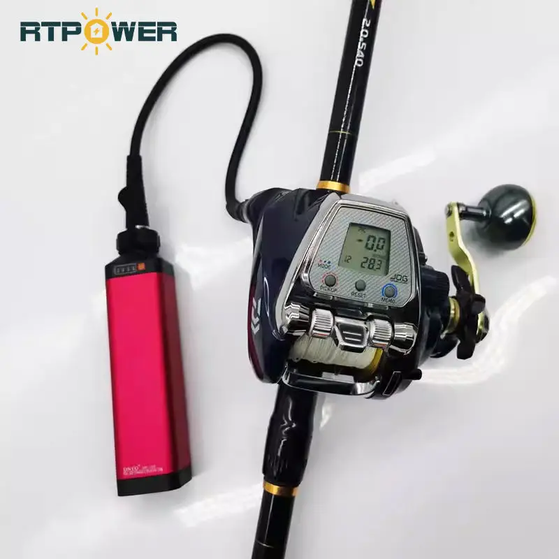 Deep sea electric fishing reel battery pack case 12V Cord winch lithium ion for Fishing gear sodium ion battery pack