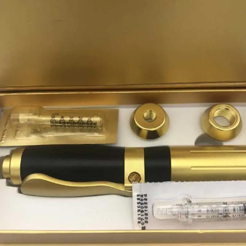 
High pressure wrinkle removal 0.3ml 0.5ml ampoule head hyaluronic acid crossed link injection pen gun 