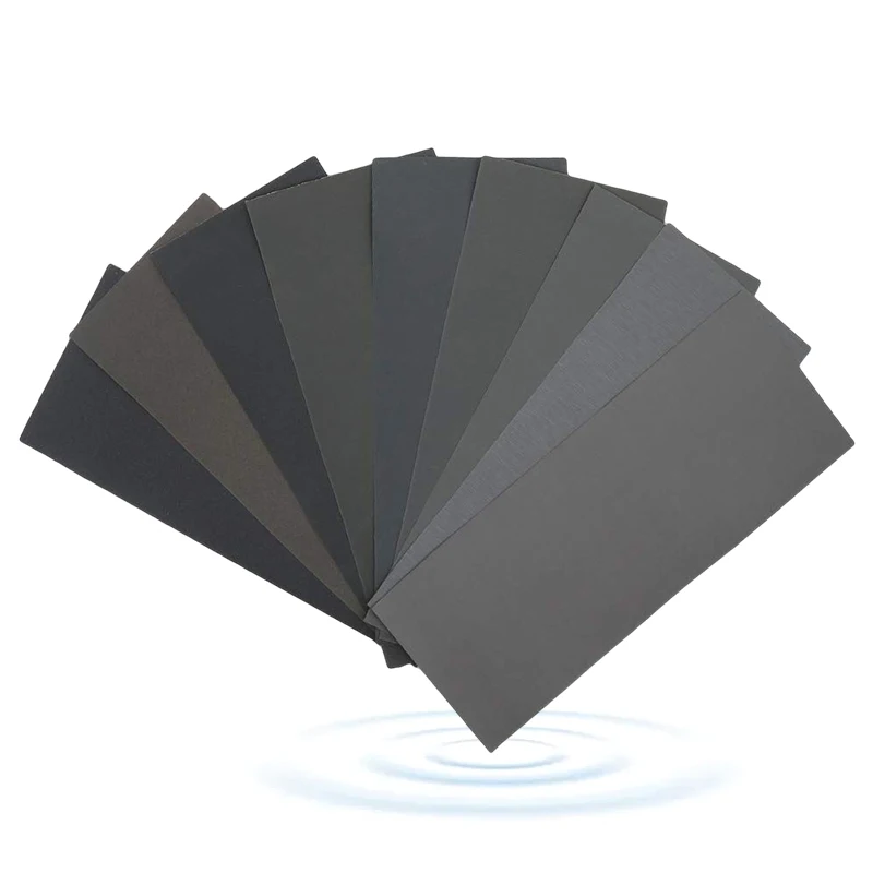 High Quality Black Sandpaper square 800grit hook and loop sandpaper roll for Polishing and Grinding