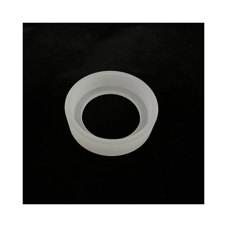 Customized Quartz products Frosted Opaque Glass Ring Quartz gasket flange Quartz flange