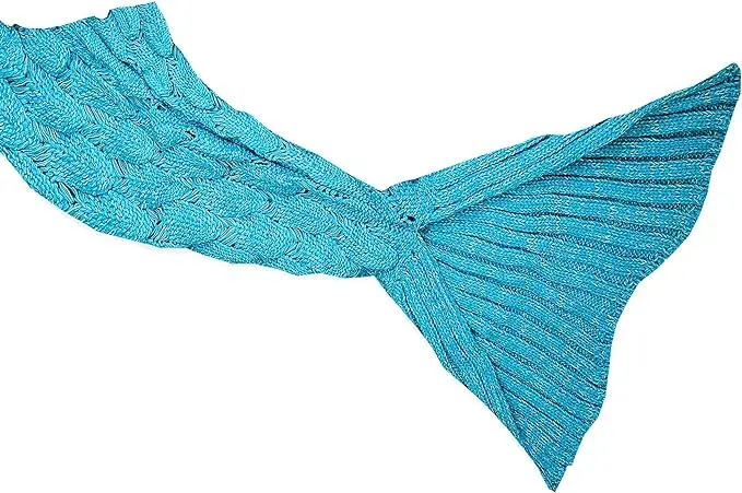 Mermaid Tail Blanket Kids Blanket Crochet Mermaid Sofa Sleeping Blanket Mermaid Gift for Kids Girls