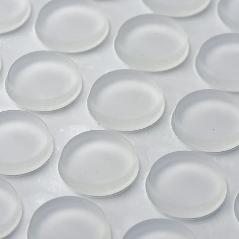 10mm to 25mm column shape Self Adhesive Clear Cupboard Door Drawer Bumpers for Kitchen Cabinets Cutting Boards Picture Frames