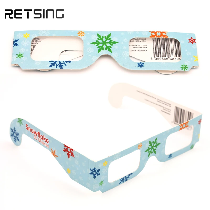 Personalized 3d glasses paper fireworks for funny party firework diffraction glasses effect